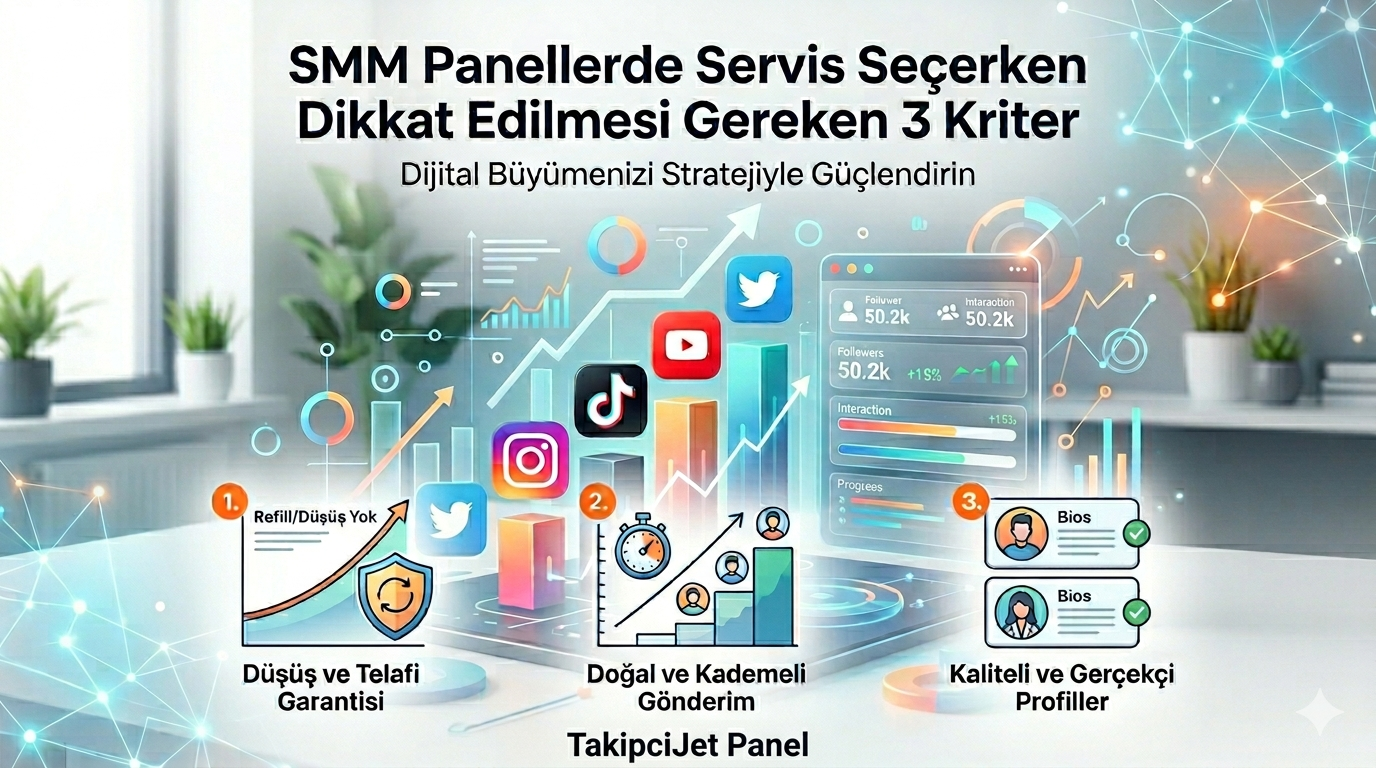 SMM Panellerde Servis Seçerken Dikkat Edilmesi Gereken 3 Kriter